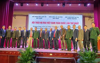 Các đại biểu dự Hội thảo Ho Mai