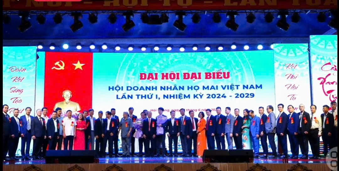Đại hội Đại biểu Doanh nhân họ Mai Việt Nam lần thứ I nhiệm kỳ 2024-2029 thành công tốt đẹp.