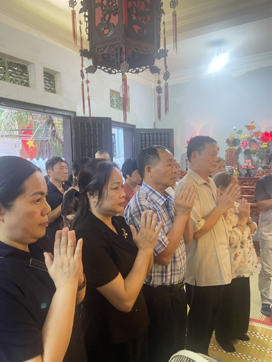 Thường trực HMHN dự Lễ giỗ Tổ họ Mai Văn Khâm thiên Hà Nội