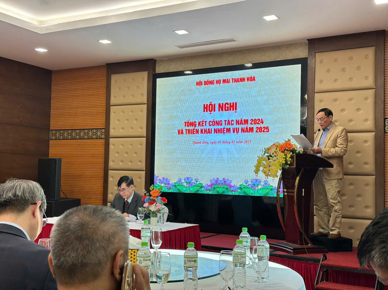Hội đồng họ Mai Thanh Hóa tổ chức Hội nghị Tổng kết hoạt động năm 2024 và  bàn phương hướng hoạt động năm 2025