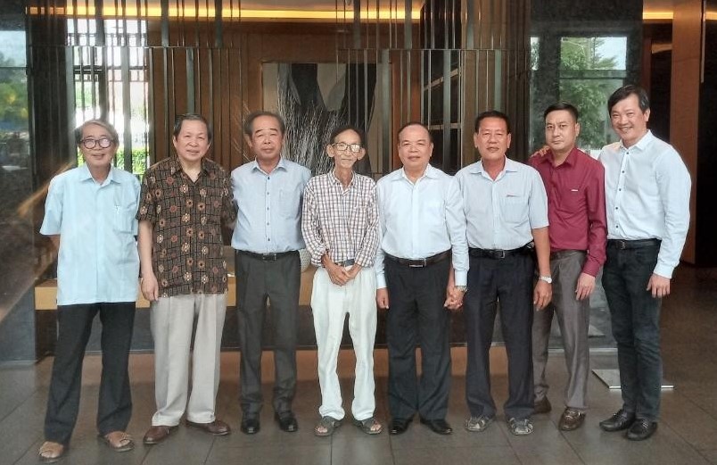 Ông Mai Văn Ninh, Trưởng ban Ban liên lạc họ Mai Việt Nam đã làm việc tỉnh phía Nam