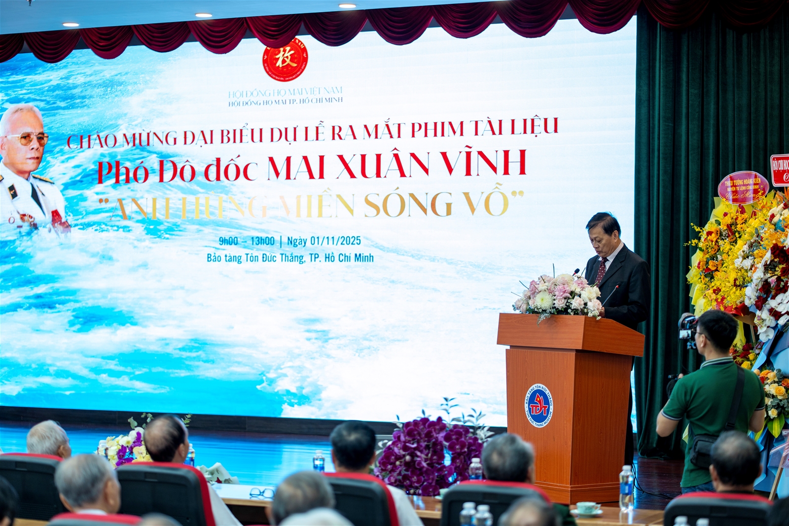 Ra mắt phim tài liệu: Phó Đô đốc Mai Xuân Vĩnh Anh hùng 