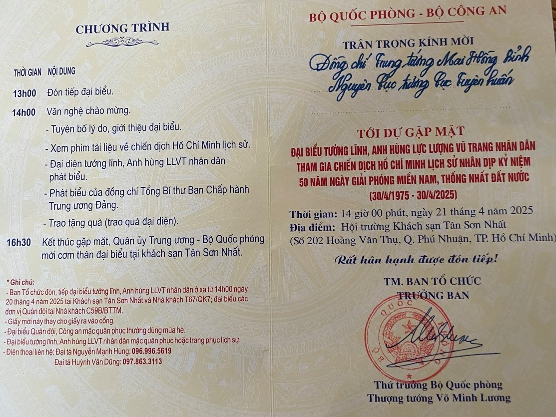 Tổng Bí thư Tô Lâm gặp mặt đại biểu tướng lĩnh, Anh hùng lực lượng vũ trang nhân dân...