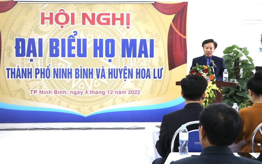 Ra mắt Ban liên lạc lâm thời họ Mai thành Phố Ninh Bình - huyện Hoa Lư