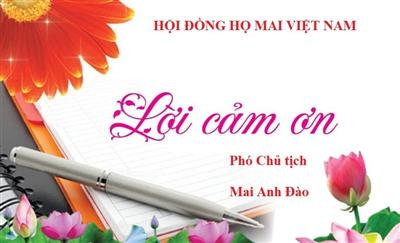 Lời cảm ơn