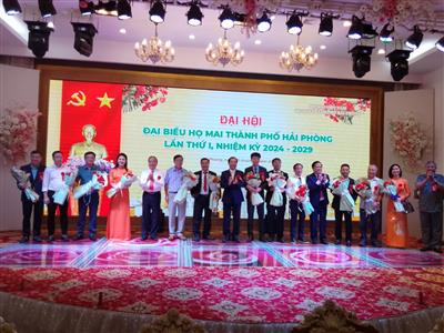 Đại hội Đại biểu họ Mai Thành phố Hải Phòng lần thứ I, nhiệm kỳ 2024-2029