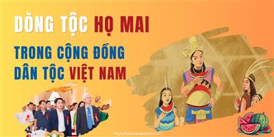 Dòng tộc họ Mai trong cộng đồng các dân tộc Việt Nam
