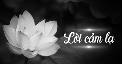 LỜI CẢM TẠ