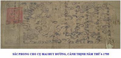 Gia phả các chi họ Mai
