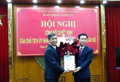 Ông Mai Văn Quyết được bổ nhiệm Giám đốc Sở Kế hoạch và Đầu tư tỉnh Nam Định